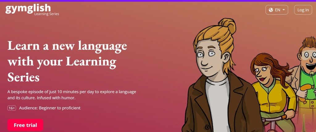 gymglishドイツ語の公式サイト画像