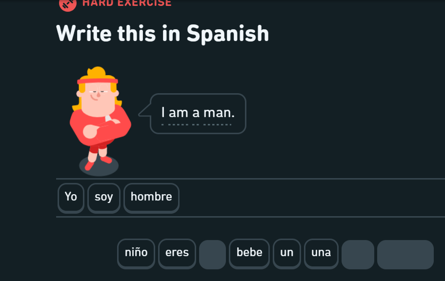 Duolingo(デュオリンゴ)スペイン語のレッスン