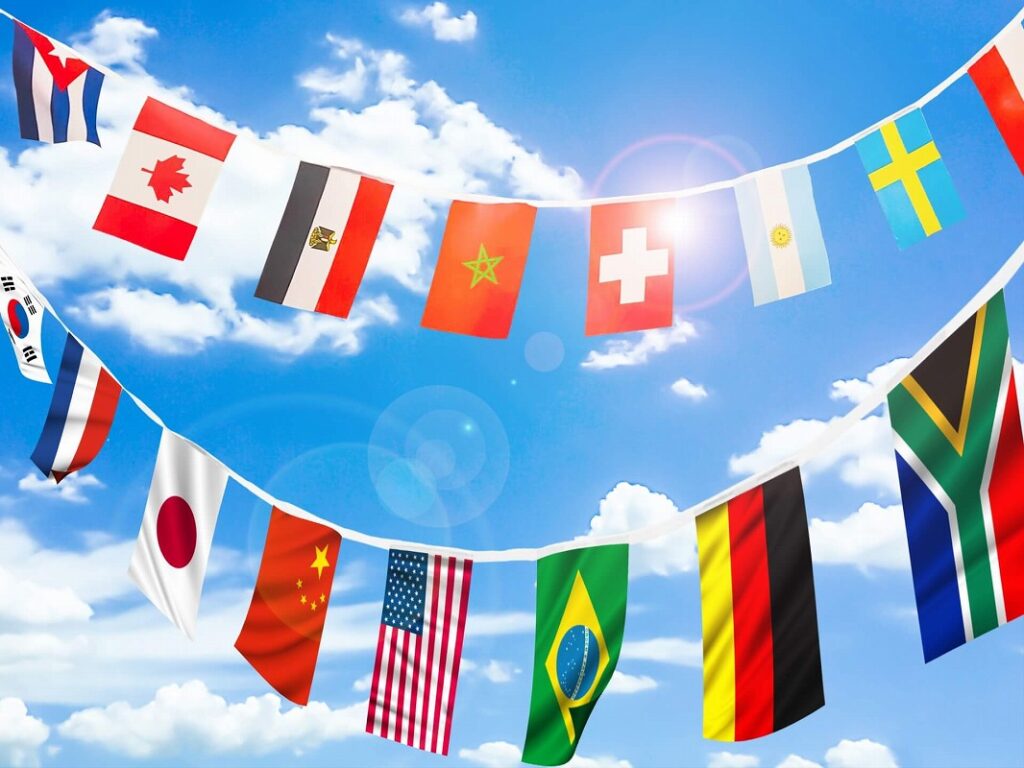 世界の国旗の画像