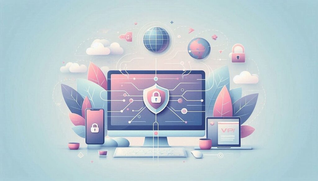 VPNを図解したイメージ画像